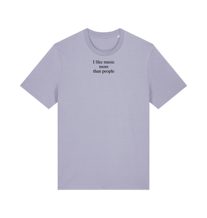 Lavender Printed T-shirt Front