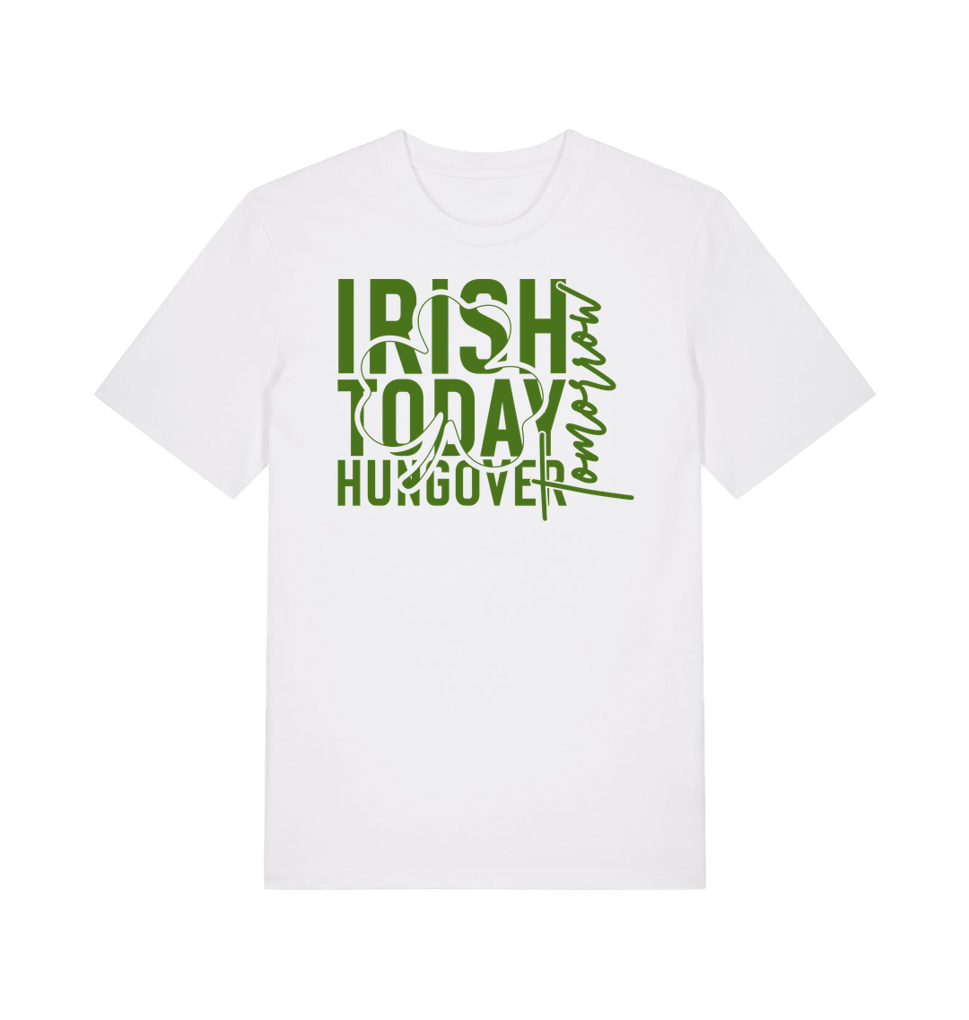 White Printed T-shirt Front