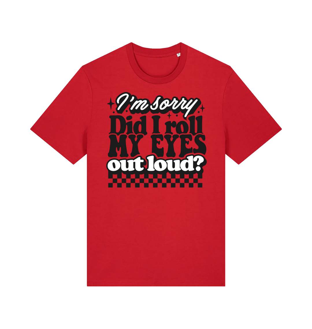 Red Printed T-shirt Front