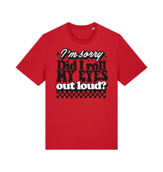 Red Printed T-shirt Front