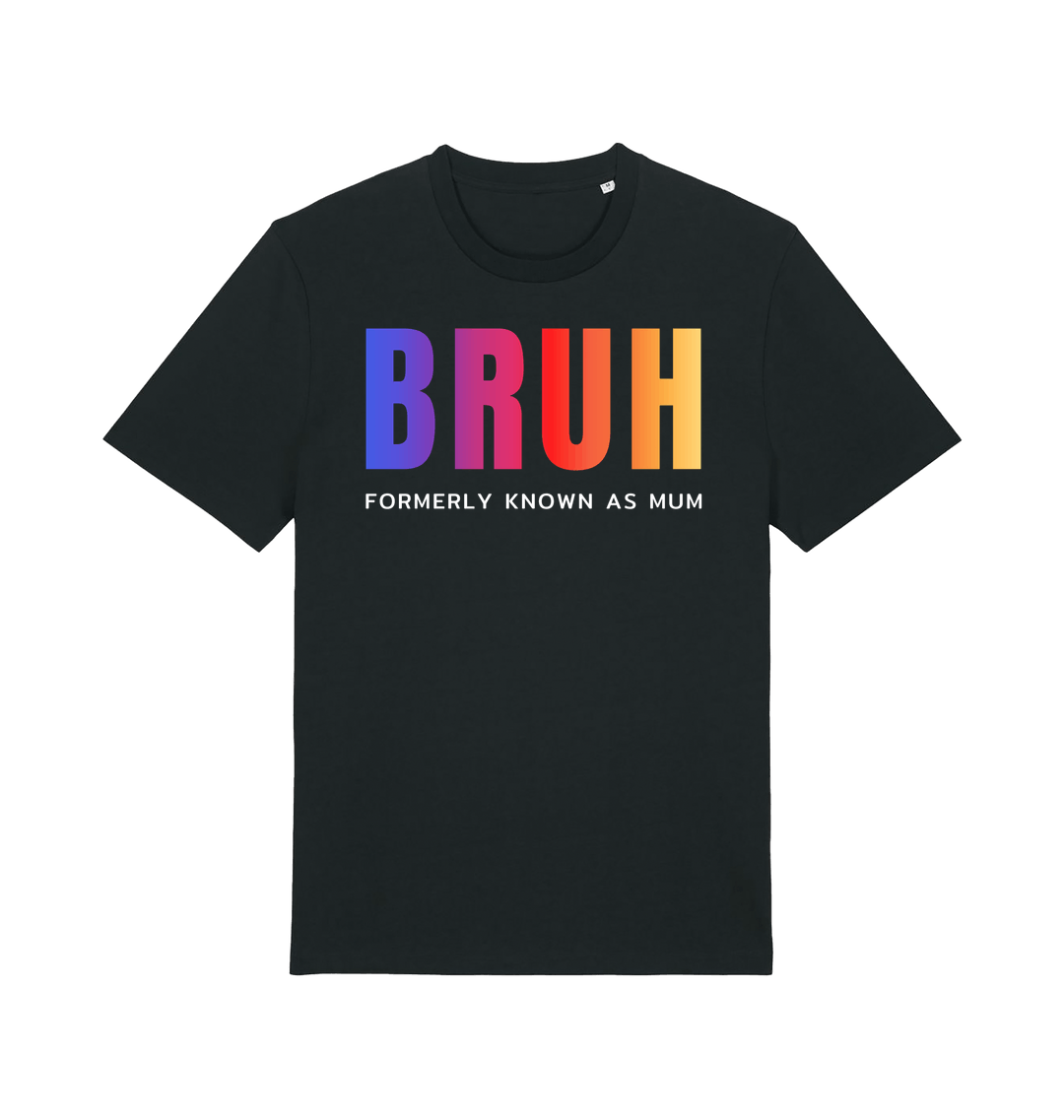 Black Printed T-shirt Front