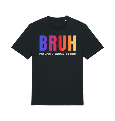 Black Printed T-shirt Front