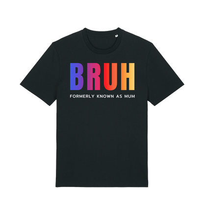 Black Printed T-shirt Front