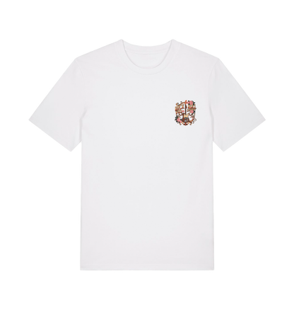 White Printed T-shirt Front
