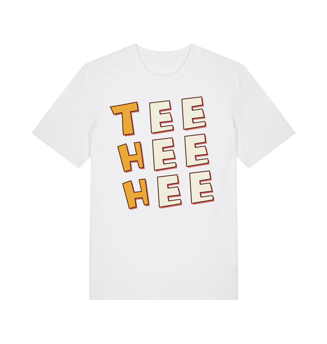 White Printed T-shirt Front