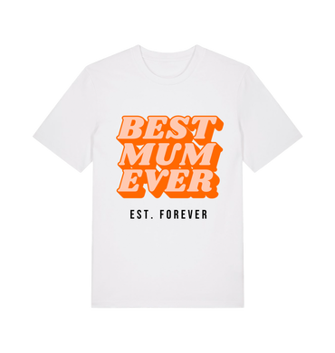 White Printed T-shirt Front