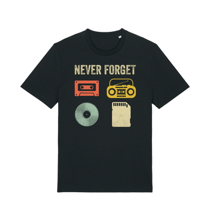 Black Printed T-shirt Front
