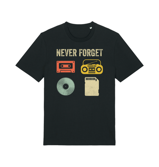 Black Printed T-shirt Front