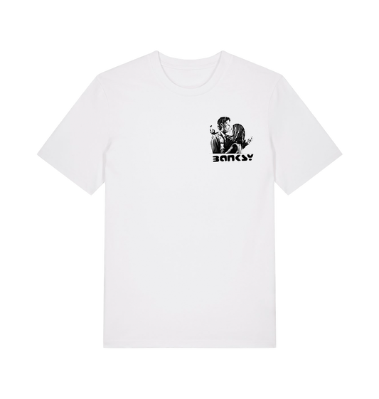 White Printed T-shirt Front