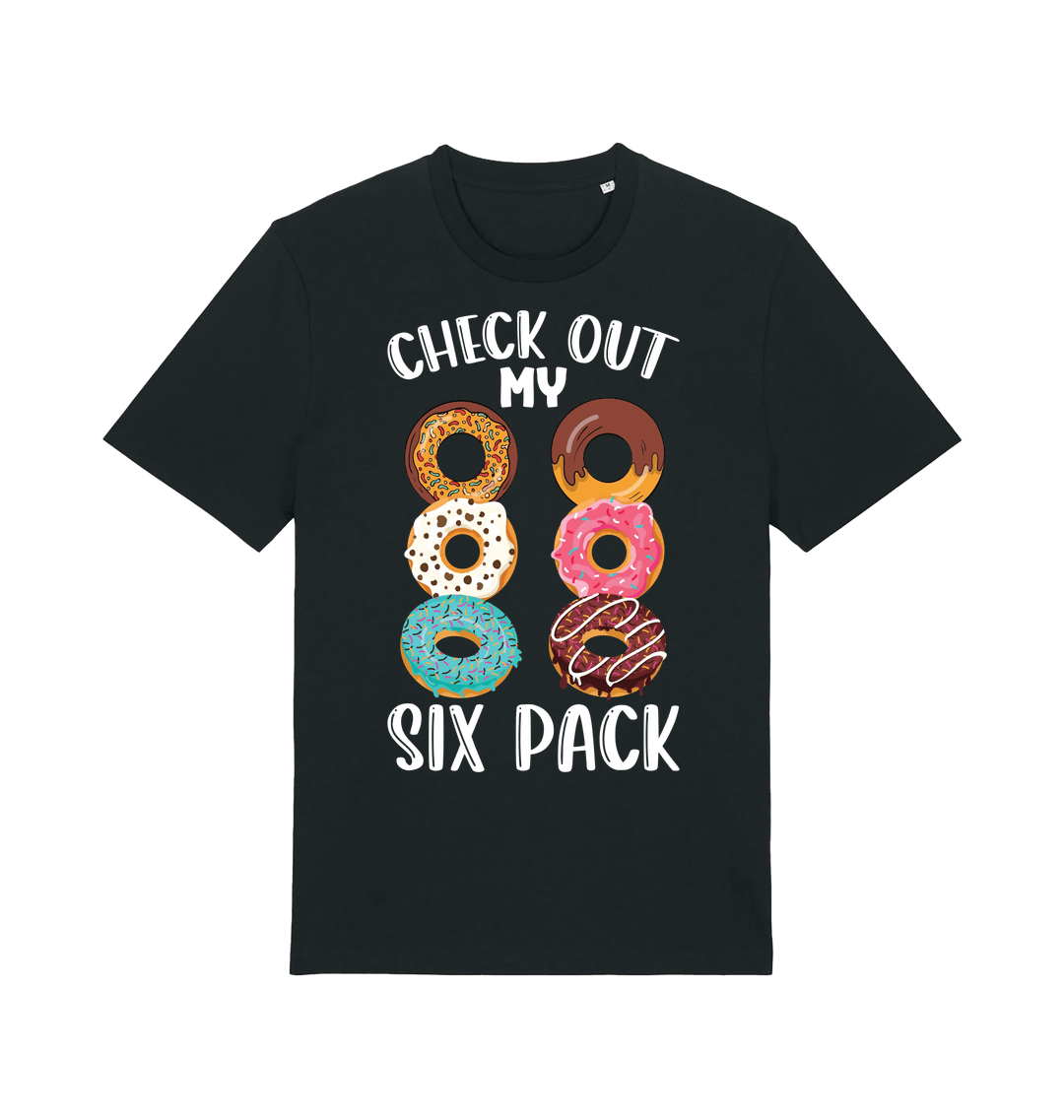 Black Printed T-shirt Front
