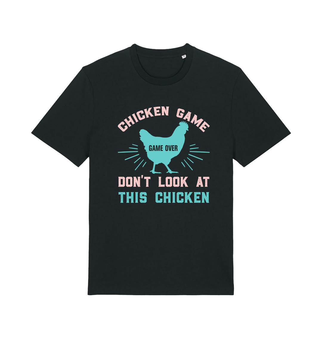 Black Printed T-shirt Front