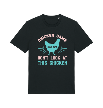 Black Printed T-shirt Front