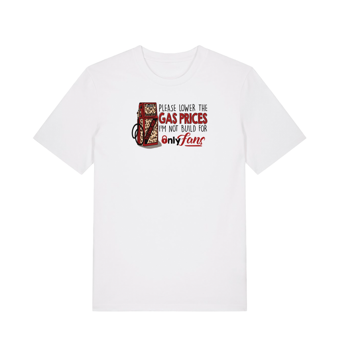 White Printed T-shirt Front