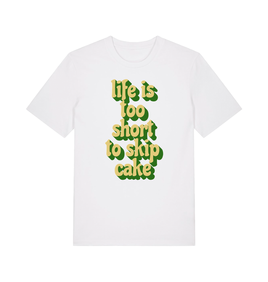 White Printed T-shirt Front