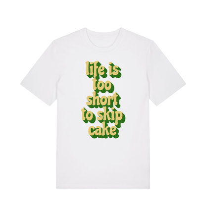 White Printed T-shirt Front