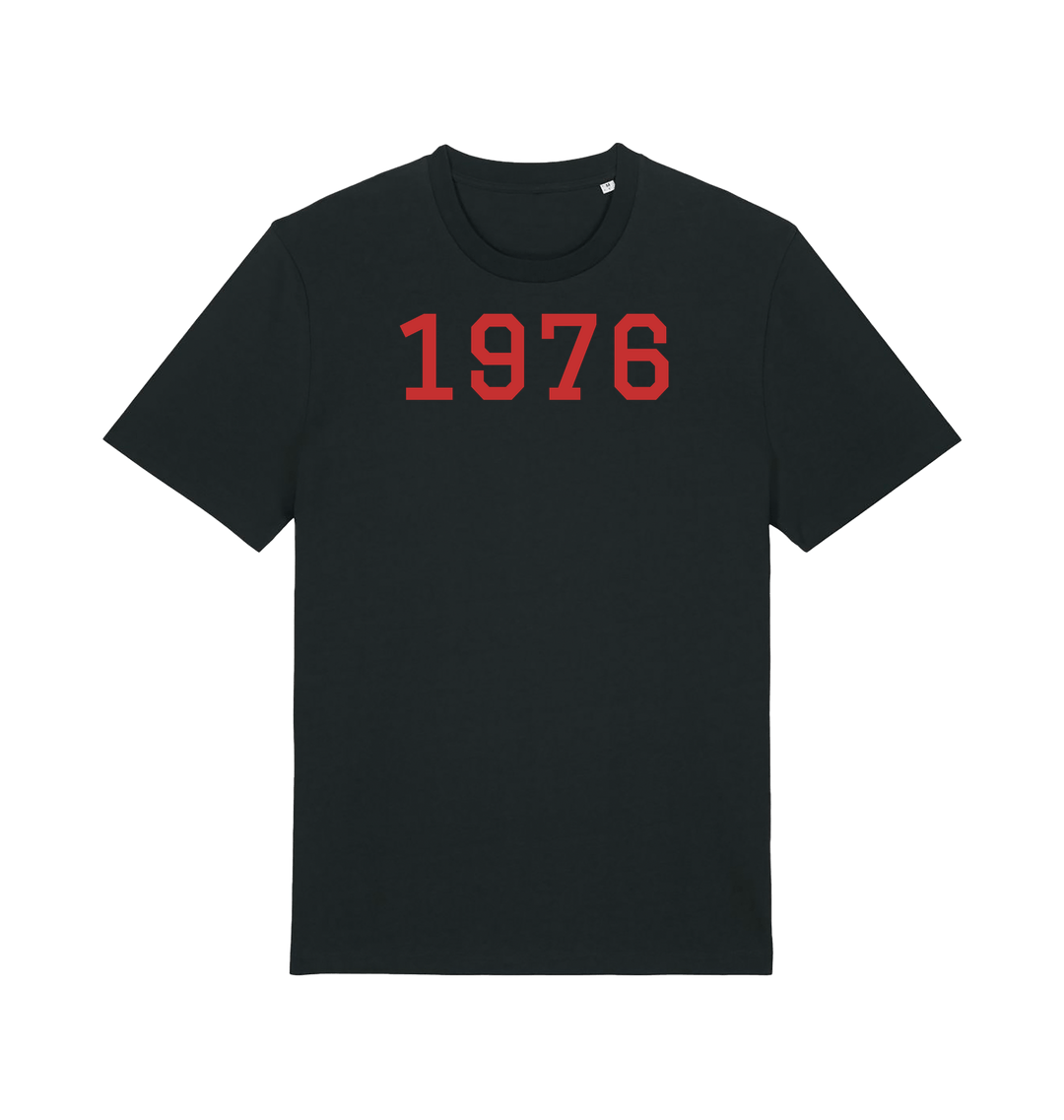 Black Printed T-shirt Front