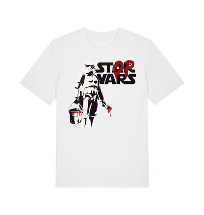 White Printed T-shirt Front