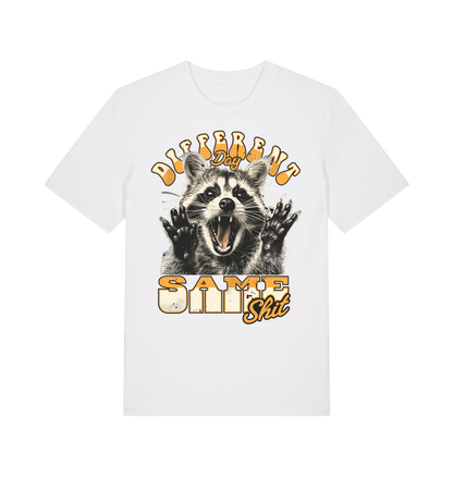 White Printed T-shirt Front