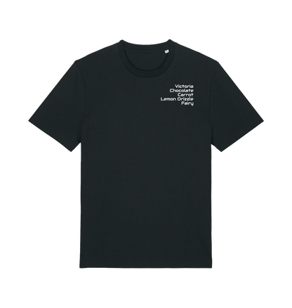 Black Printed T-shirt Front