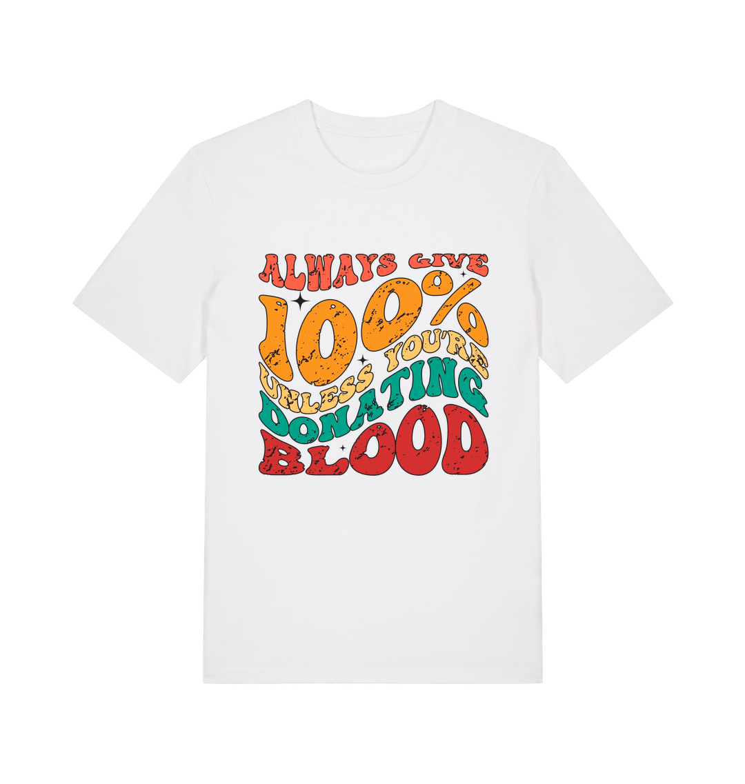 White Printed T-shirt Front