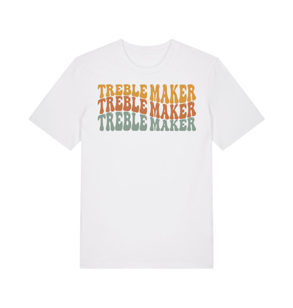 White Printed T-shirt Front