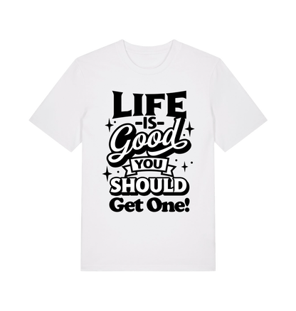 White Printed T-shirt Front