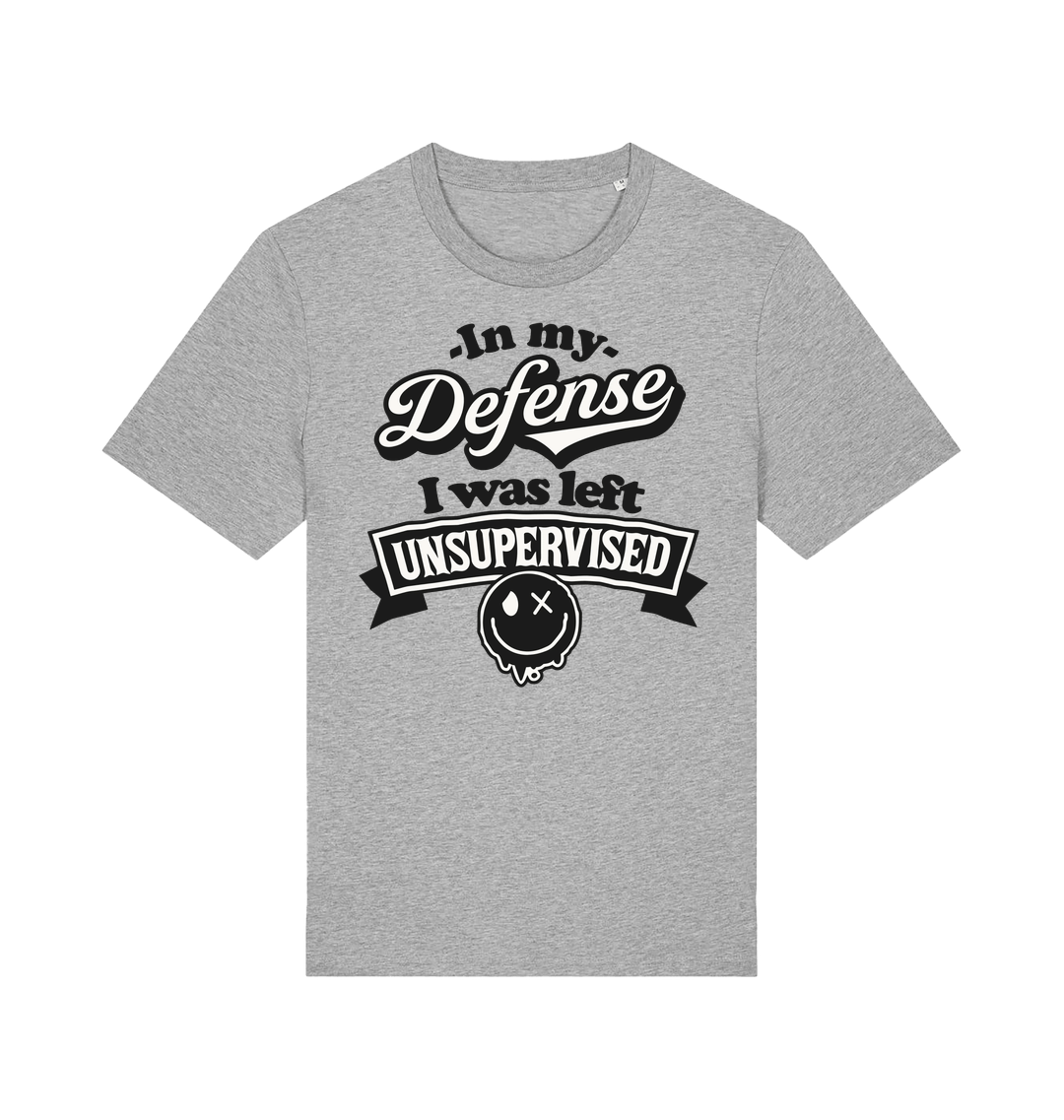 Heather Grey Printed T-shirt Front