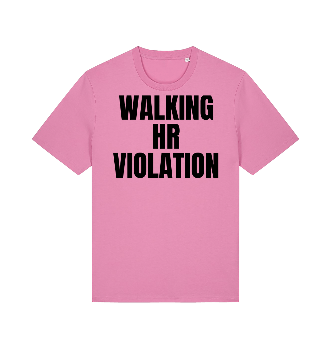 Bubble Pink Printed T-shirt Front