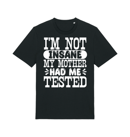 Black Printed T-shirt Front