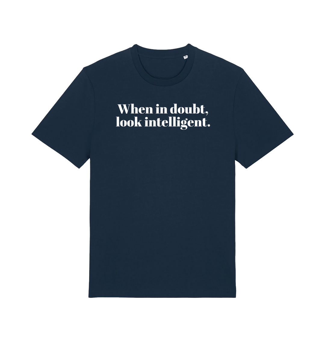 French Navy Printed T-shirt Front
