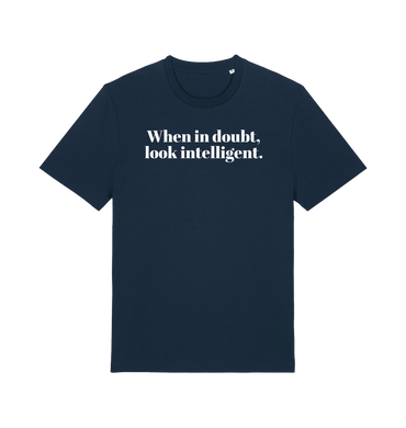 French Navy Printed T-shirt Front