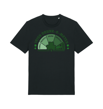 Black Printed T-shirt Front