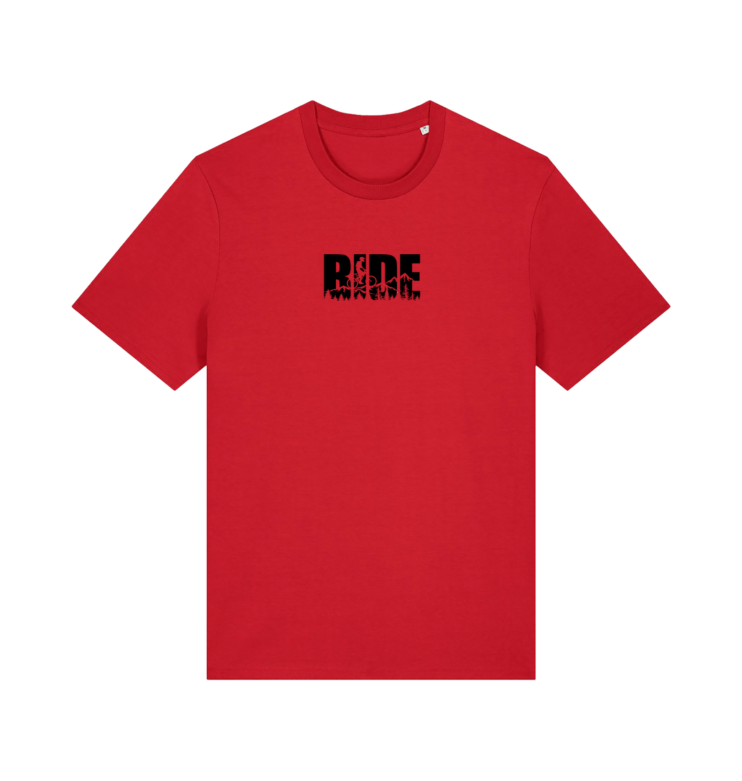 Red Printed T-shirt Front