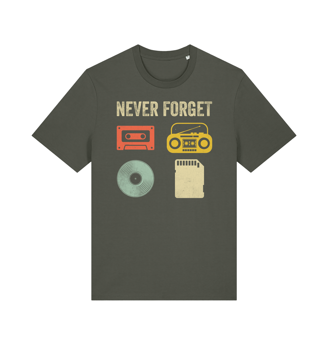 Khaki Printed T-shirt Front