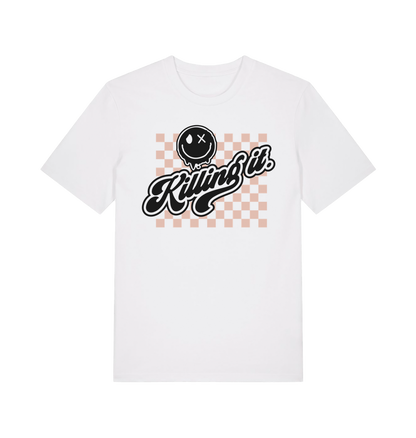 White Printed T-shirt Front