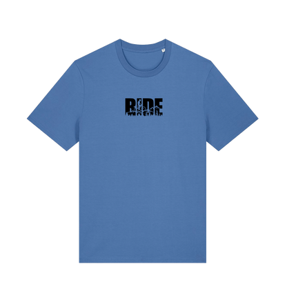 Bright Blue Printed T-shirt Front