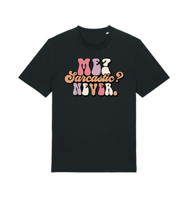Black Printed T-shirt Front