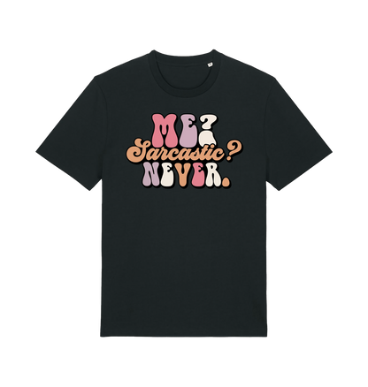 Black Printed T-shirt Front