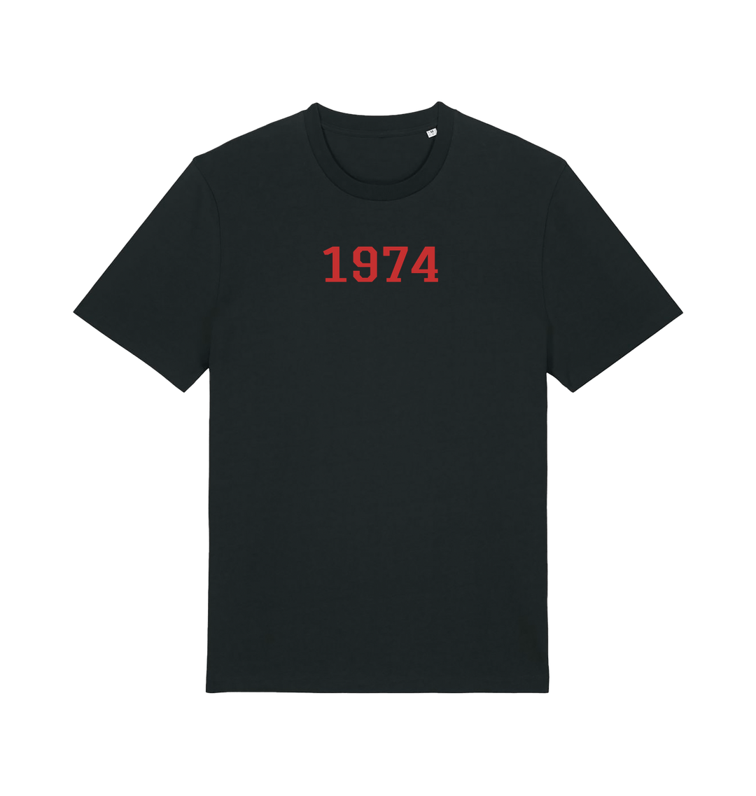 Black Printed T-shirt Front
