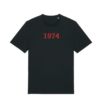 Black Printed T-shirt Front