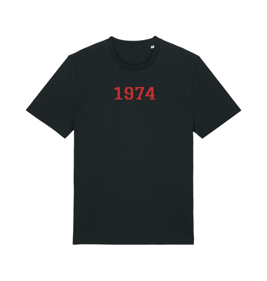 Black Printed T-shirt Front