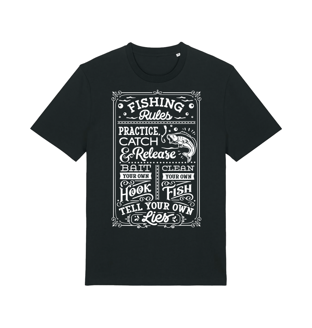 Black Printed T-shirt Front