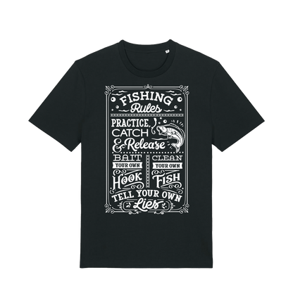 Black Printed T-shirt Front