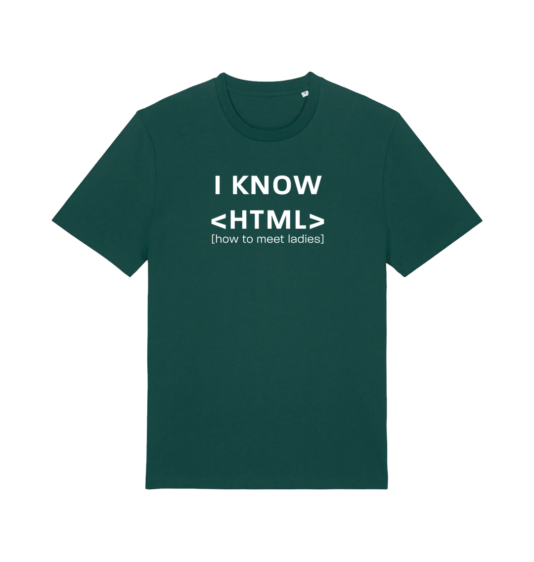 Glazed Green Printed T-shirt Front