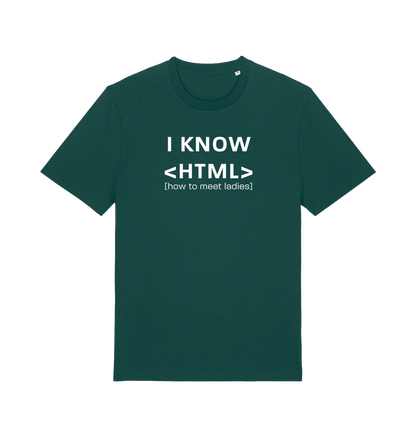 Glazed Green Printed T-shirt Front