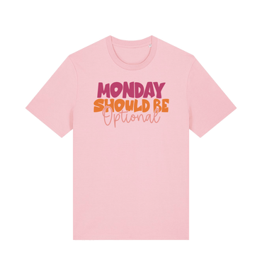 Cotton Pink Printed T-shirt Front
