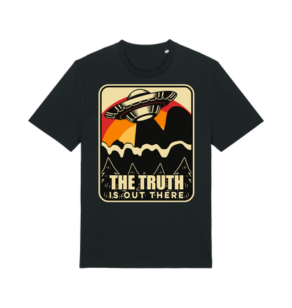 Black Printed T-shirt Front