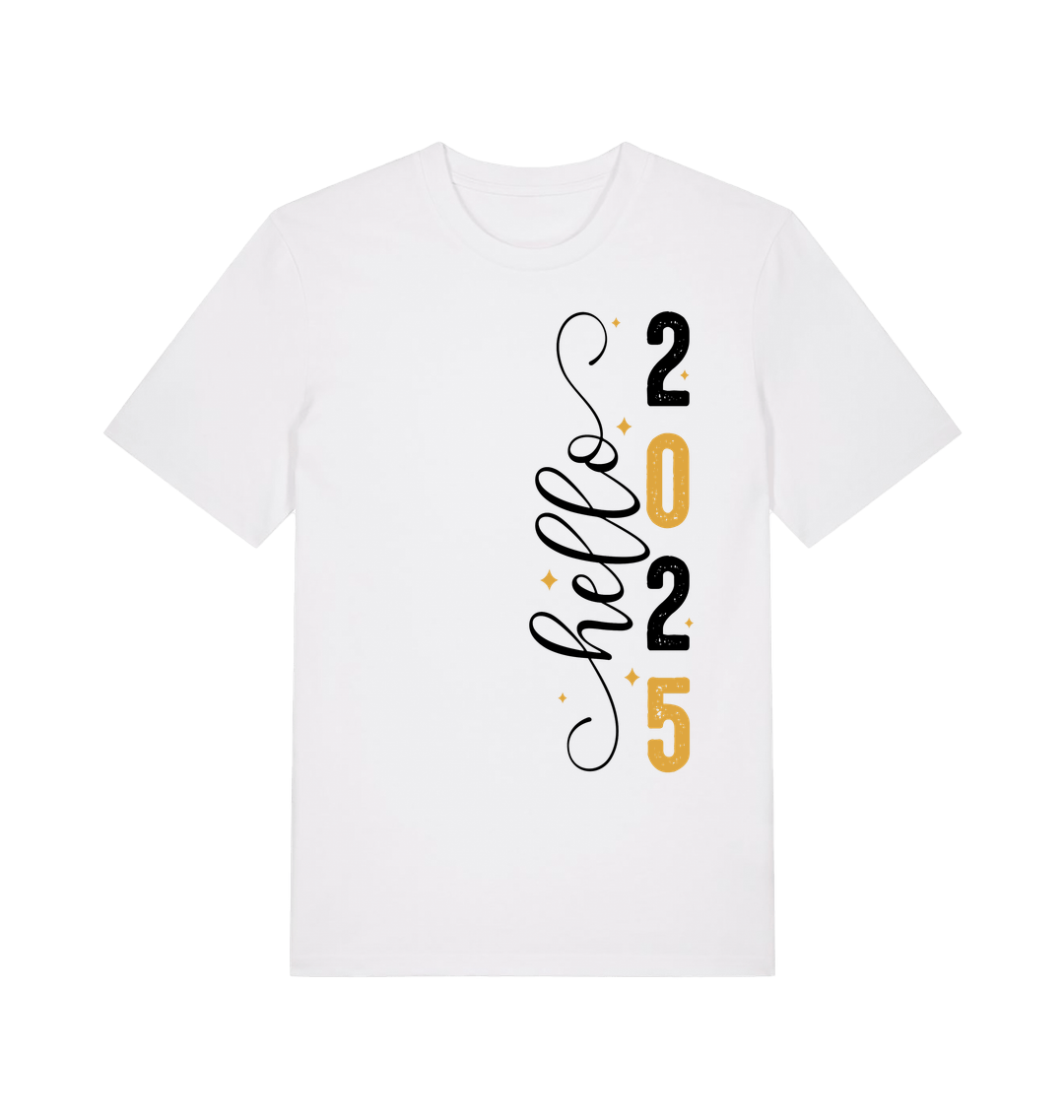 White Printed T-shirt Front