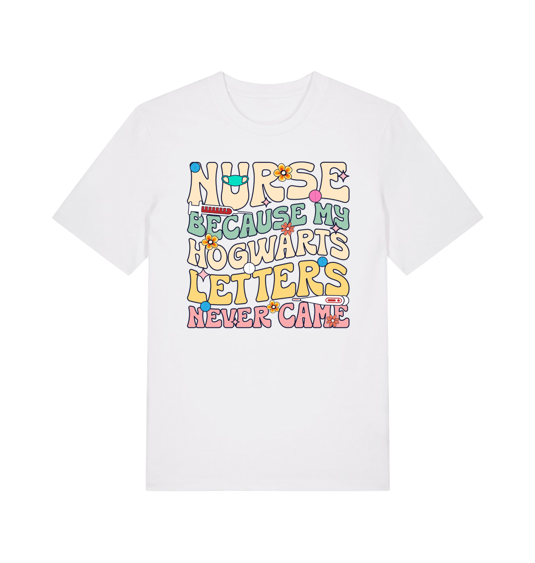 White Printed T-shirt Front