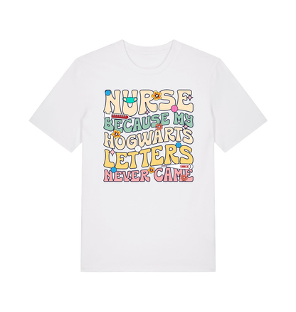 White Printed T-shirt Front